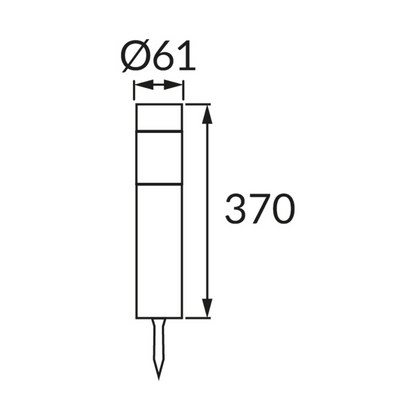 Āra dārza gaismeklis ar saules bateriju Solar MIRON LED, 0.06W, IP44, CW (6500K), 35000h, hroms, STRUHM