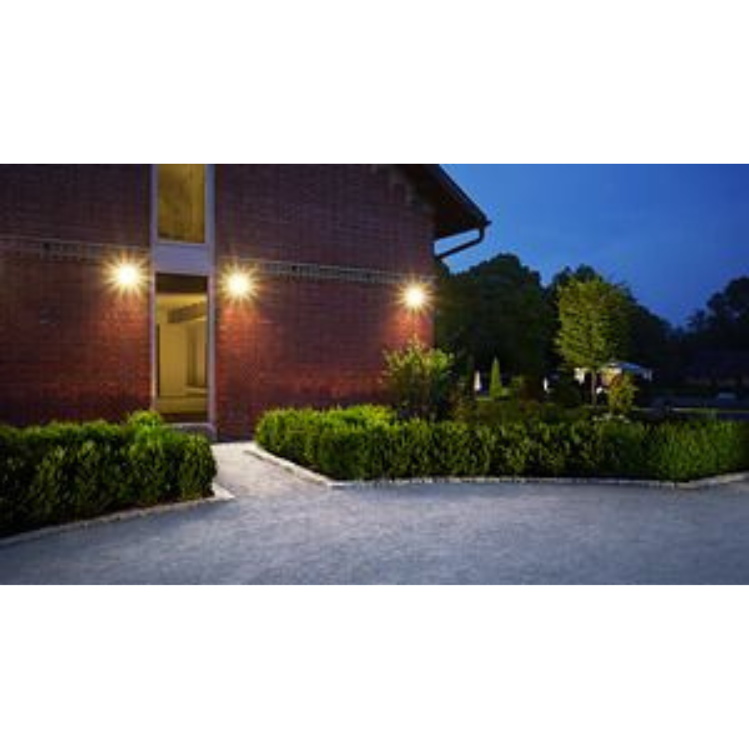 LED prožektors ar kustības sensoru, balts, 14.7W, 1486lm, 4000K, sensora attālums 12m un 240°, IP44, LS 150 S, STEINEL