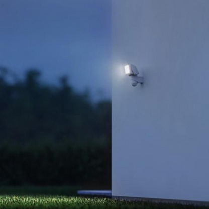 LED prožektors ar kustības sensoru, balts, 14.7W, 1486lm, 4000K, sensora attālums 12m un 240°, IP44, LS 150 S, STEINEL