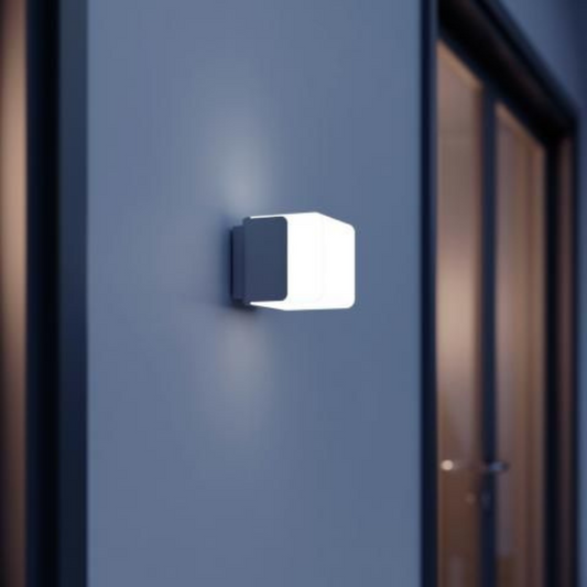 Āra sienas gaismeklis ar kustības sensoru, sudrabs, LED, 9.1W, 3000K, 616lm, IP44, sensora attālums 5m un 160°, ar Bluetooth savienojumu un vadību, soft light start, L 835 SC, STEINEL