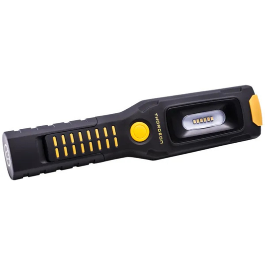 LED lukturis darbām ar magnētu, 1W + 6x0.5W, 300Lm, IP20, iebūvēts akumulators 2200mAh, darbības laiks līdz 4 stundām, THORGEON