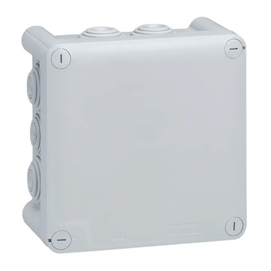 Nozarkārba Plexo ar 10 ievad membrānām, 130x130x74mm, IP55, IK07, Legrand