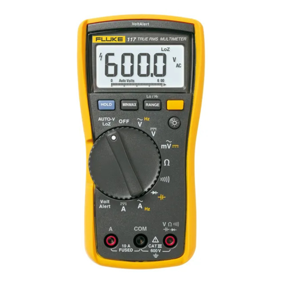 Multimetrs FLUKE-117 EUR, True, RMS, AC/DC, 1V-600V, FLUKE