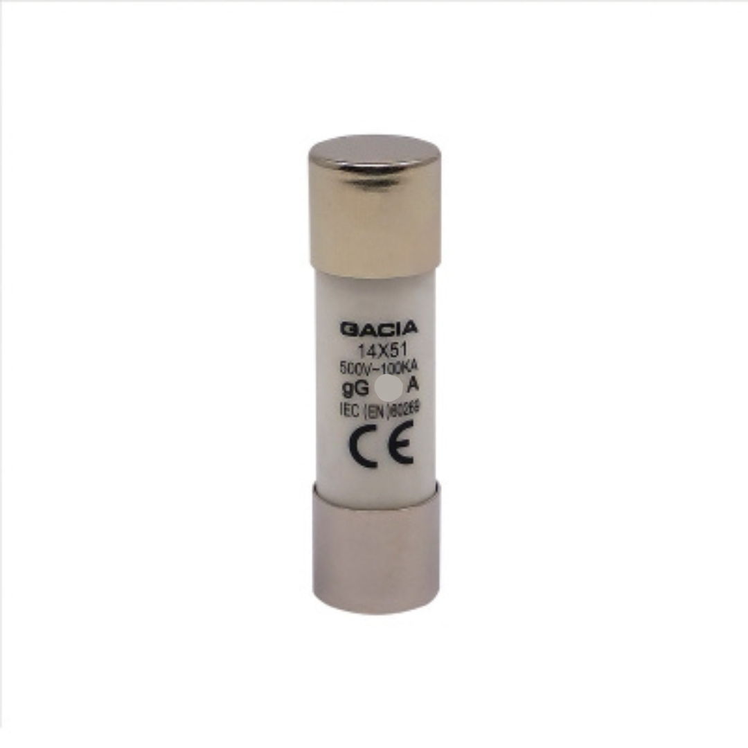 Cilindriskais drošinātājs 14x51 gG, 500VAC, 32A