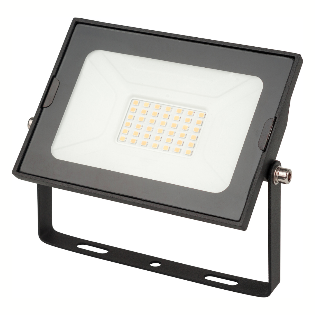 LED Prožektors, IP65, 150W, 4000K, 12500Lm, melns