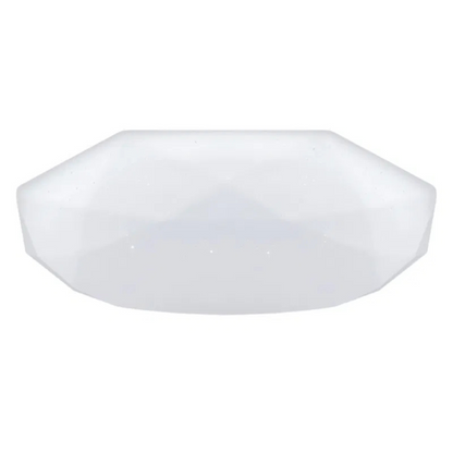 Griestu dimējams LED gaismeklis ar pulti, var vadīt arī caur viedtalruni, TUYA, 48W, SMD2835, RGB, 3600Lm, 3000-6500K, D510*H110 mm, Spector Light