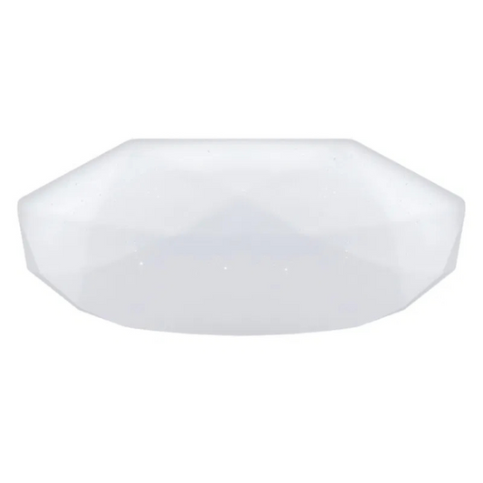 Griestu dimējams LED gaismeklis ar pulti, var vadīt arī caur viedtalruni, TUYA, 48W, SMD2835, RGB, 3600Lm, 3000-6500K, D510*H110 mm, Spector Light
