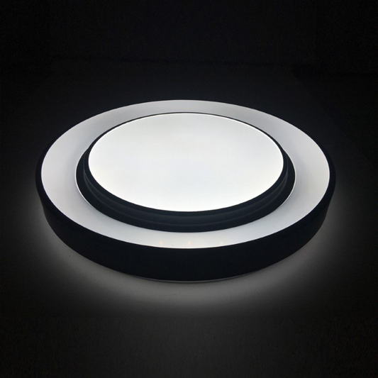 Griestu dimējams LED gaismeklis ar pulti, 48W, SMD2835, RGB, 3600Lm, 3000-6500K, TUYA, D480*H75 mm, Spector Light