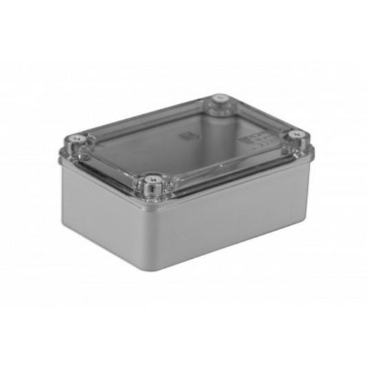 Nozarkārba ar caurspīdīgu vāku S-BOX 216-P, 120x80x50mm, IP65, Pawbol