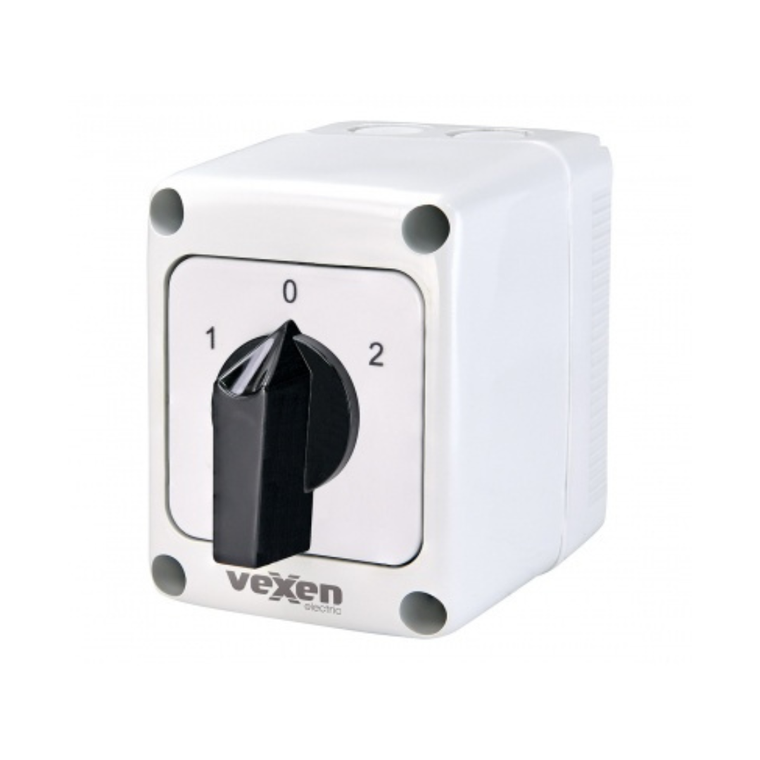 Paketslēdzis 1-0-2, 3P, 16A, IP65, PNRS1653, Vexen