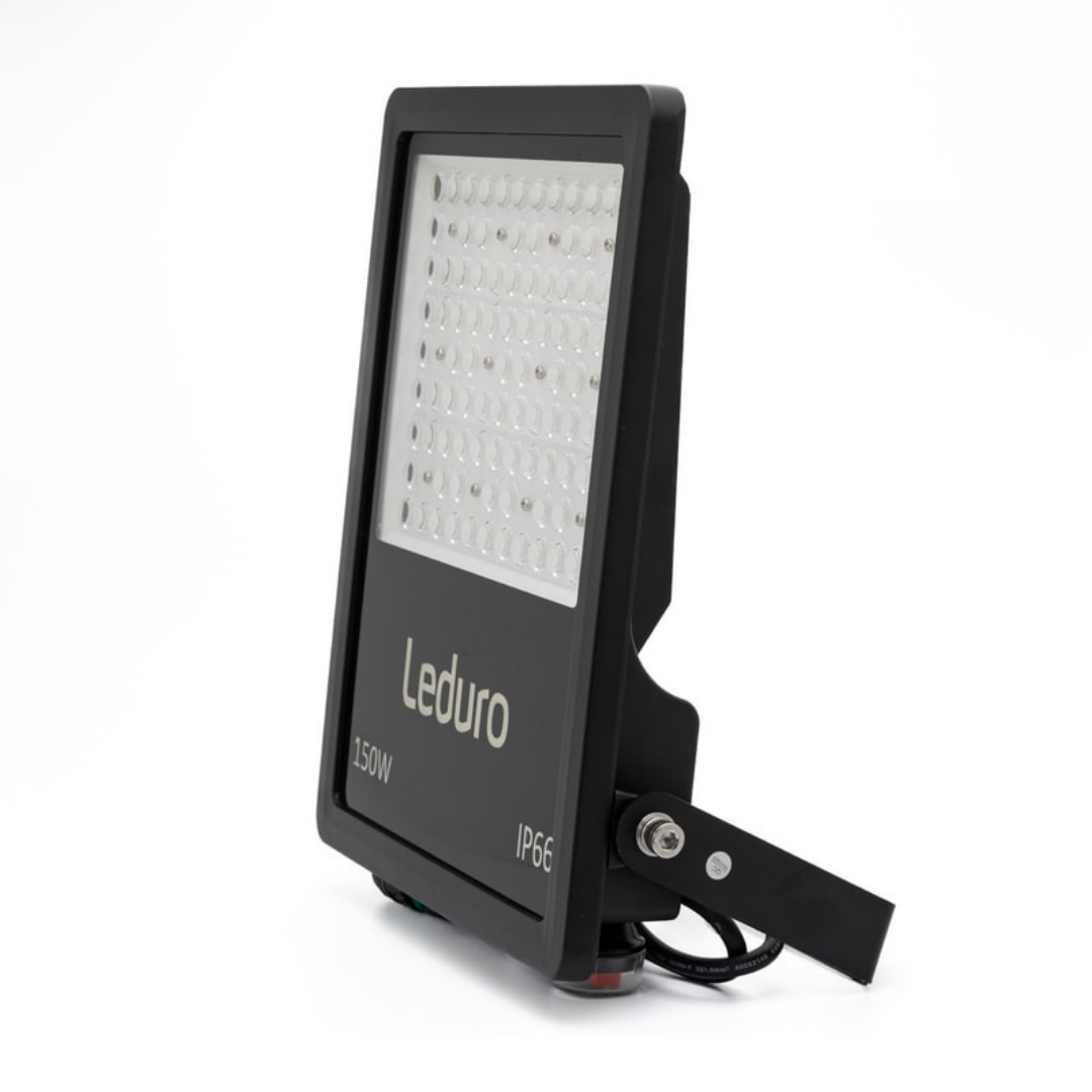 LED Prožektors PRO5, IP65, ar maināmu jaudu 150W/113W/75W, 3CCT, 3000K/4000K/6000K, 22500lm/16875lm/11250lm, 320x288x55mm, melns, LEDURO