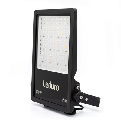LED Prožektors PRO5, IP65, 200W, 3CCT, 3000K/4000K/6000K, 30000lm, 373x312x55mm, melns, LEDURO