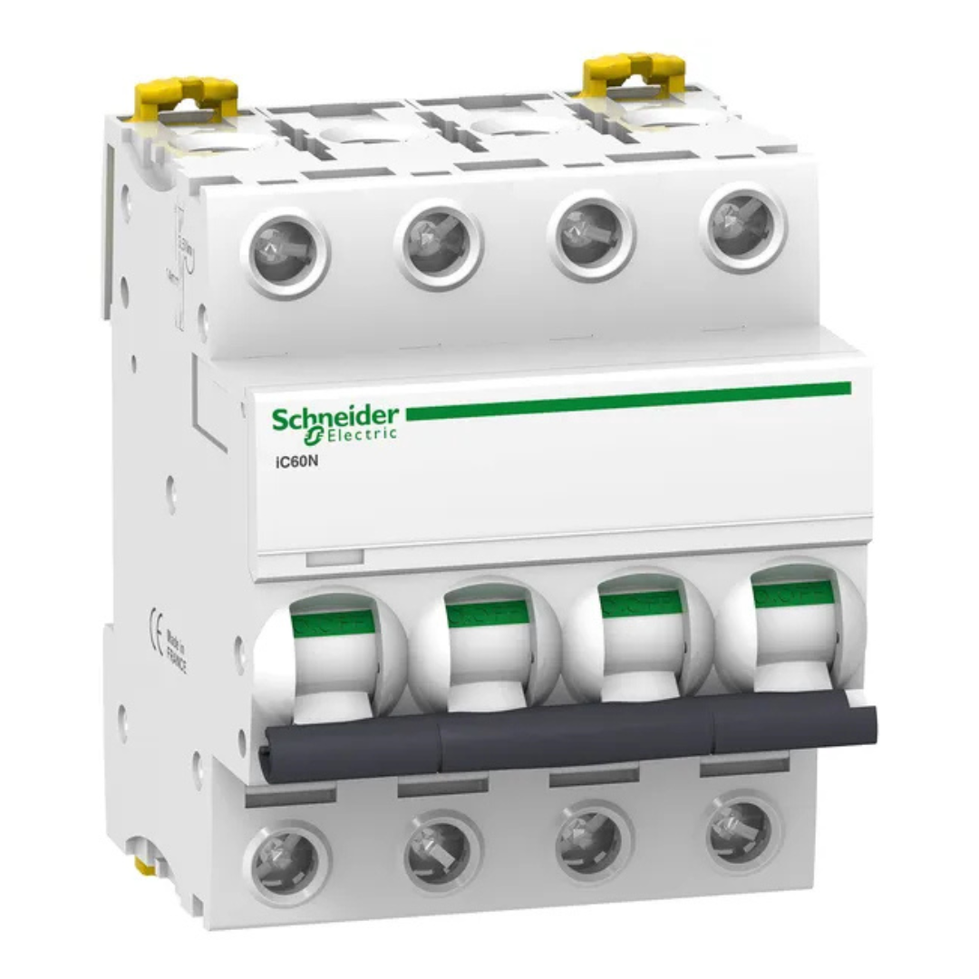 Automātslēdzis iC60N 4P 63A C, Acti9, Schneider Electric