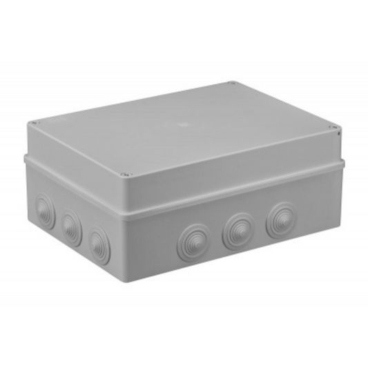 Nozarkārba pelēka S-BOX 606, 300x220x120mm, IP65, Pawbol