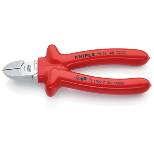 Profesionālās knaibles, 160mm, VDE, 1000V, 70 07 160, KNIPEX