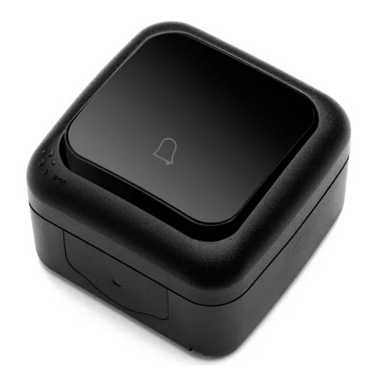 Zvana poga v/a, IP54, melna, VIKO