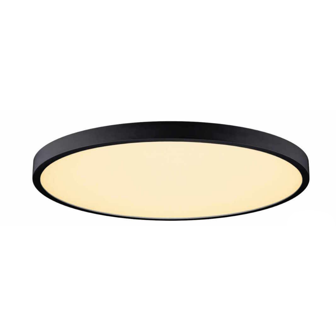LED gaismeklis / plafons v/a, melns, ar dubulto apgaismojumu, 40W, 2700/3000/4000/5000/6000K, 5CCT, 4500lm, IP20, D400mm, h-30mm, LEDURO