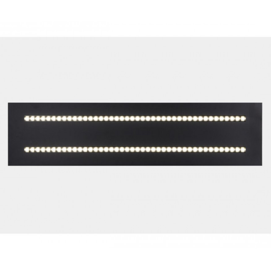 LED panelis / gaismeklis universāls ARTE luminaire, melns, 38W, 295x1195mm, 3800lm, CCT, AC 180-250V, GTV