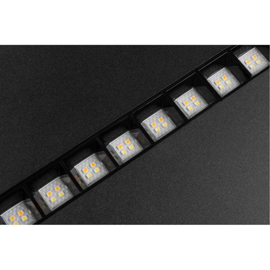 LED panelis / gaismeklis universāls ARTE luminaire, melns, 38W, 595x595mm, 3800lm, CCT, AC 180-250V, GTV