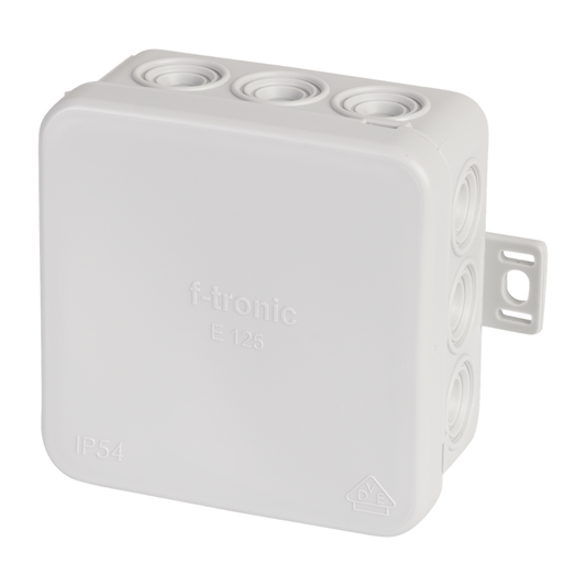 Nozarkārba E125, 75x75x40mm, IP54, F-tronic