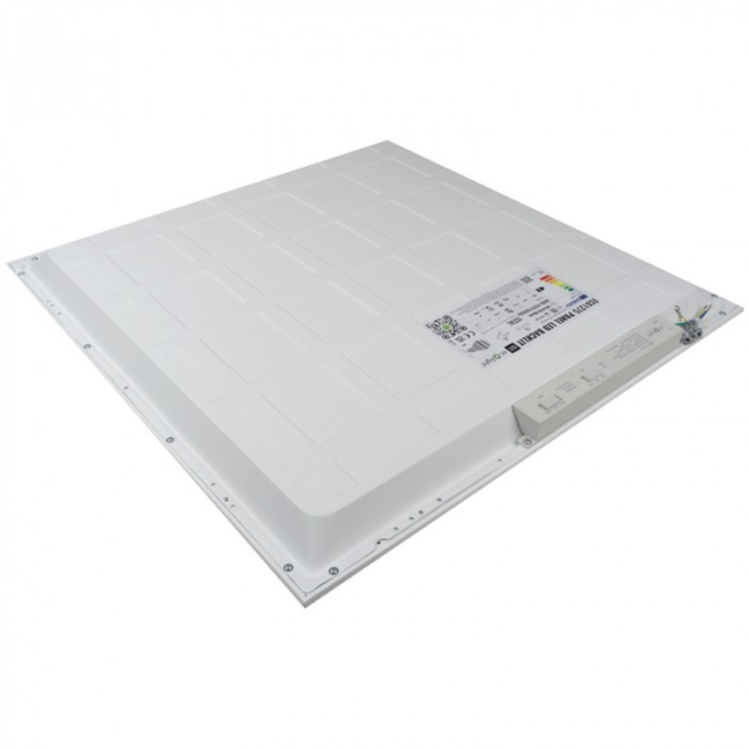 LED panelis / gaismeklis ar maināmu jaudu 30/36/42W, maināmu spektru CCT, 595x595x30mm, 3600/4320/5040lm, Backlit, ECOLIGHT