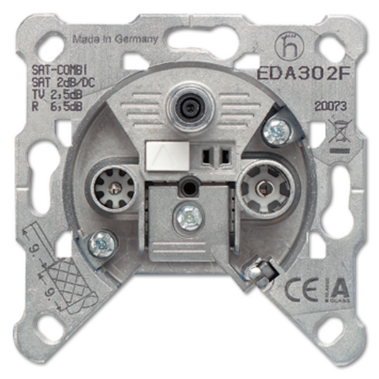 SAT/TV kontaktligzdas mehānisms z/a, EDA302F