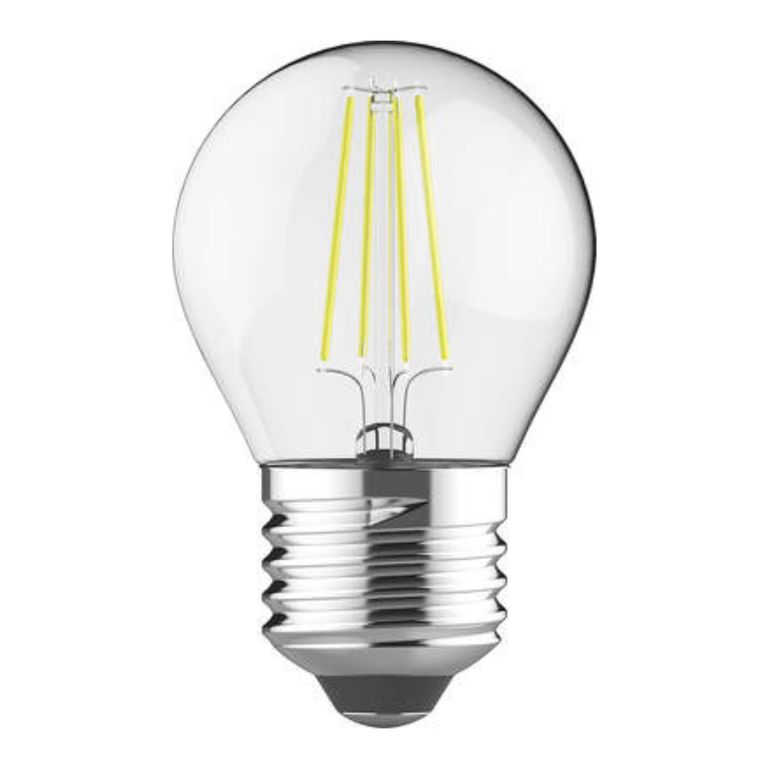 LED spuldze Filament 2W, E27, 3000K, 220lm, G45, Leduro