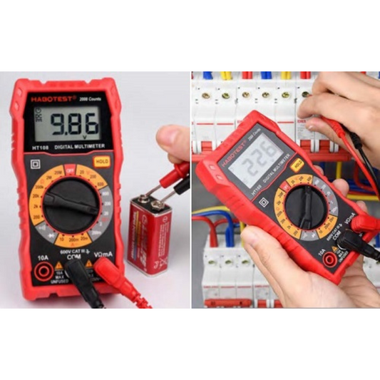 Multimetrs, DC600V/10A, AC600V, HT108L, HABOTEST