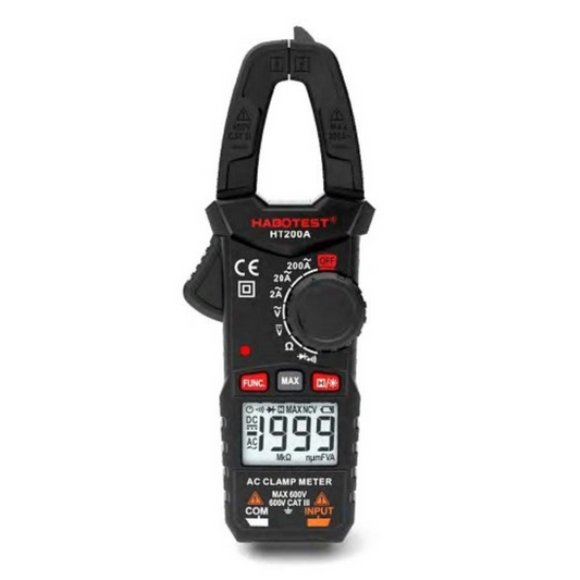 Strāvas mērīšanas knaibles, AC600V/200A, DC600V, HT200A, HABOTEST