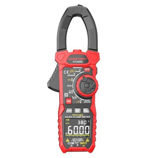 Strāvas mērīšanas knaibles, DC1000V/1000A, AC750V/1000A, HT208D, HABOTEST