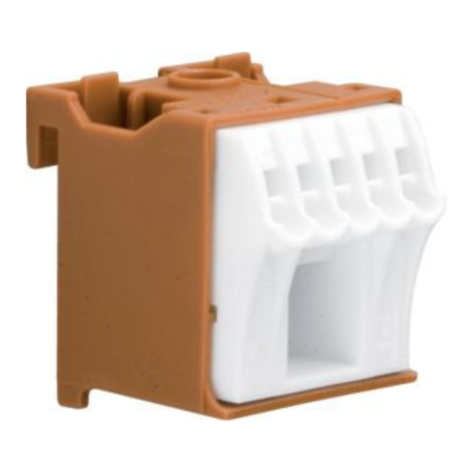 Fāzes klemme 6, QC, L, 1x16mm2+5x4mm2, Hager