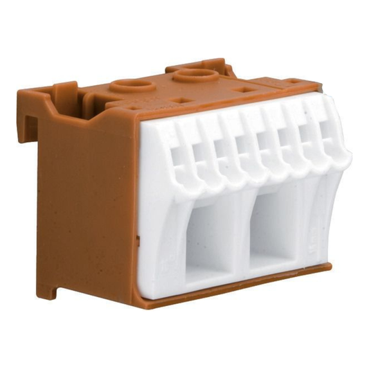 Fāzes klemme 10, QC, L, 2x16mm2+8x4mm2, Hager