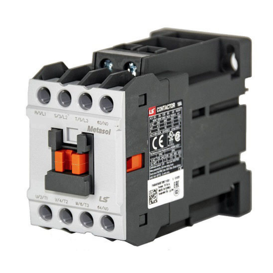 Magnētiskais palaidējs 3P+1NO, MC-9a, 4kW, spole-AC230V, 50/60Hz