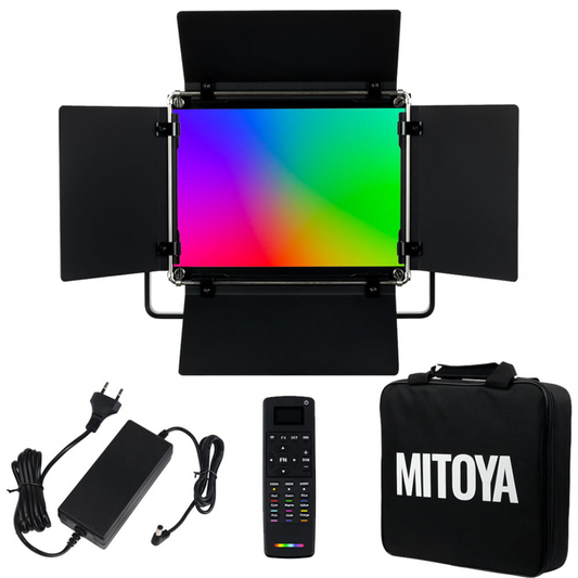 LED lampa, MITOYA, MOBULA 216, 2500-8500K + RGB, (bez statīva)