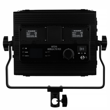 LED lampa, MITOYA, MOBULA 216, 2500-8500K + RGB, (bez statīva)