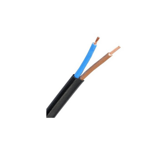 Kabelis lokans melns OMY / YSL 2x1.5 mm²