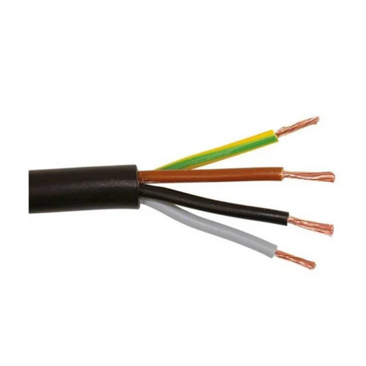 Kabelis lokans melns OMY / OWY / YSLY 4x0.75 mm²