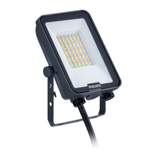 LED Prožektors BVP167, melns, 20W, 2200-2400lm, 3000K/4000K/6500K, Symmetrical Ledinaire, PHILIPS