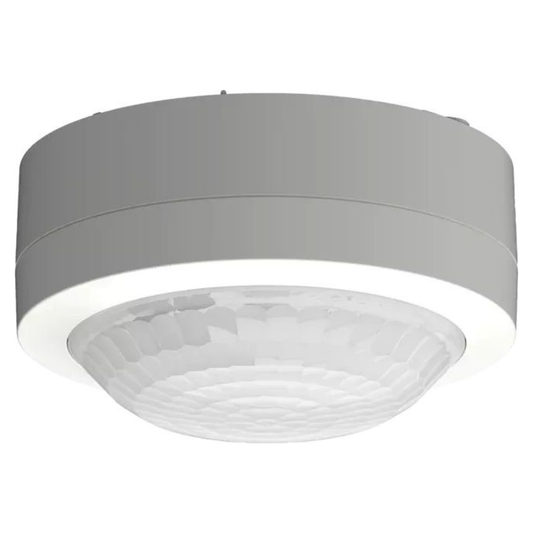 Infrasarkanais kustības sensors, balts, darbības zona līdz Ø8m, IP21, 360°, PIRA T8 AP, THEBEN