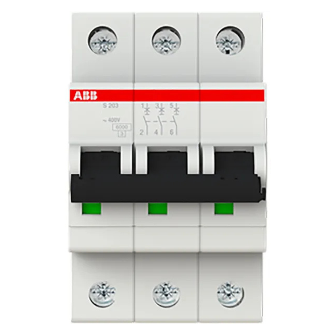Automātslēdzis 6kA C 20A 3P S203