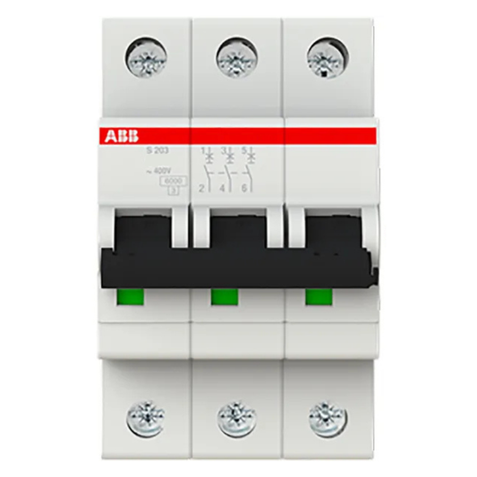 Automātslēdzis 6kA B 20A 3P S203