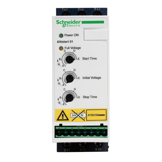 Softstarteris ATS01, 3F, 6A, 1.5-3.0kW, 400VAC, Schneider Electric