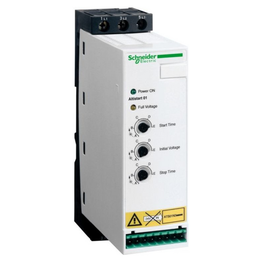 Softstarteris ATS01, 3F, 22A, 11kW, 400VAC, Schneider Electric