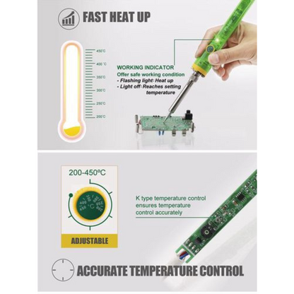 Lodāmurs 80W ar temperatūras kontroli, ProsKit