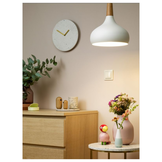 Dubultpārslēdzis 10AX, bēšs, Sedna Design