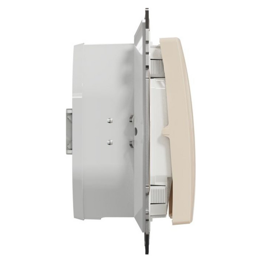 Slēdzis IP44 10AX, bēšs, Sedna Design