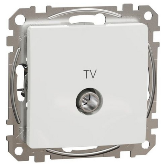 TV ligzda caurejoša 7dB, balts, Sedna Design