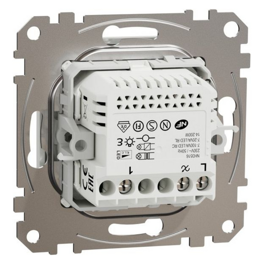 Universāls LED dimmeris RC/RL 5-200W, bēšs, Sedna Design