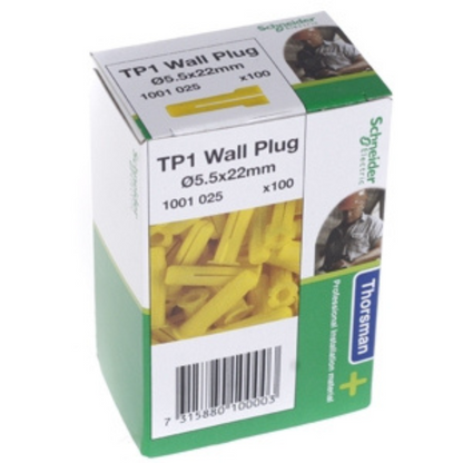 Dībelis TP 5x25 mm, 100gab., Thorsman, Schneider Electric