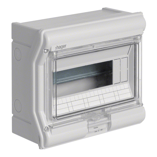 VECTOR virsapmetuma sadalne, IP65, 10 mod., 210x237x114mm, HAGER